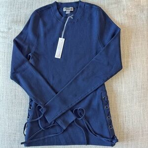 Chelsea28 Side Tie Sweater NWT Size XS